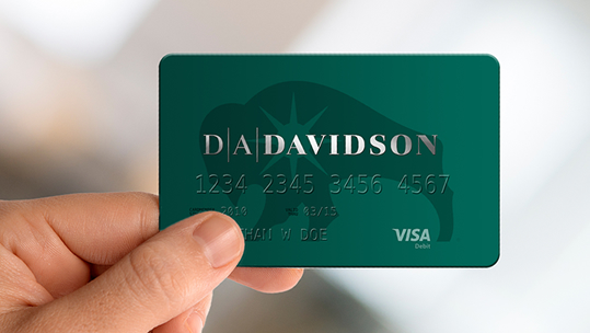 D.A. Davidson Credit Cards and Debit Cards